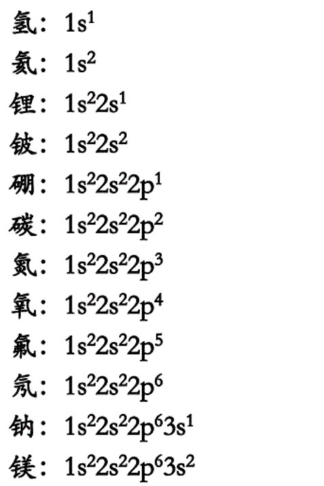 電子排列2 8 8|基态原子电子组态列表